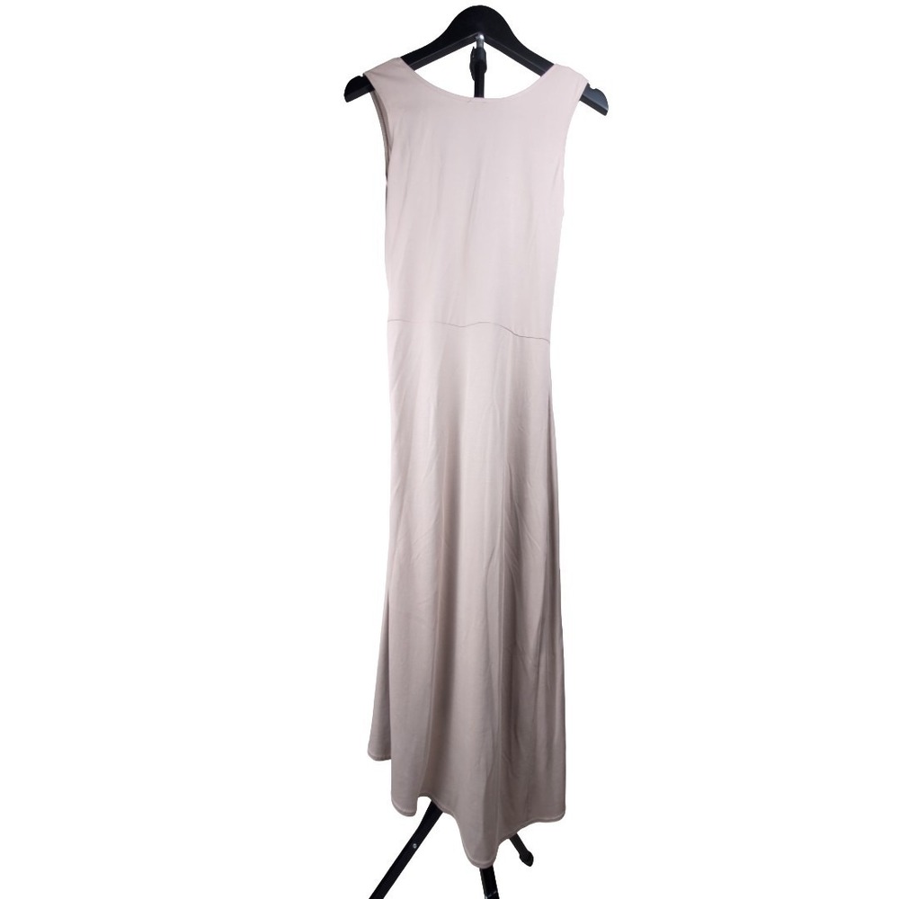 Design‎ Lab Neiman Marcus Sleeveless Modal Tan Dress Made In USA Size M Minimal